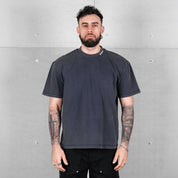 Commons Uniform Tee Washed Navy - Common Hype