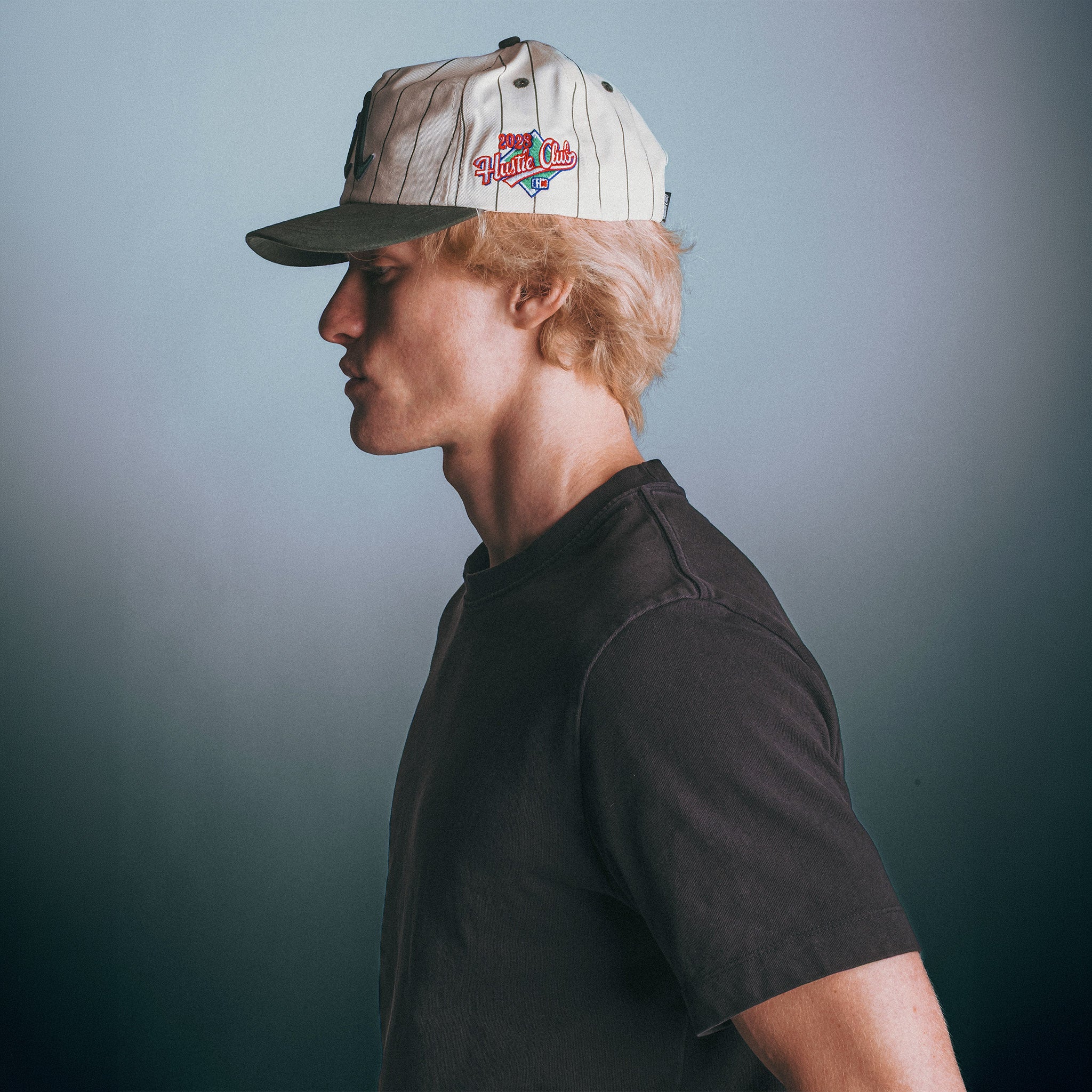 Hustle Club Game Day Classic Cap Green Pin-Stripe - Common Hype