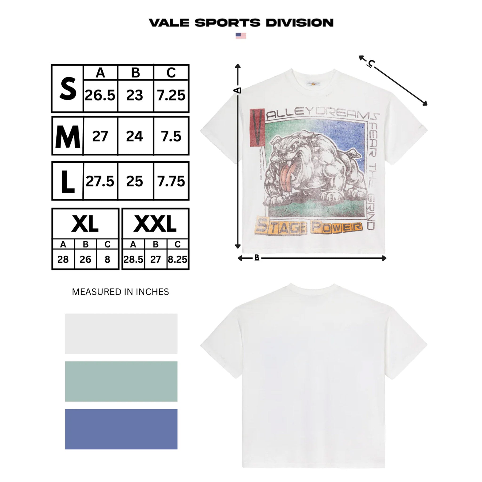 Vale Forever Big Stage T-shirt White