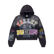 Vale Forever Blasted Zip Up Black - Common Hype