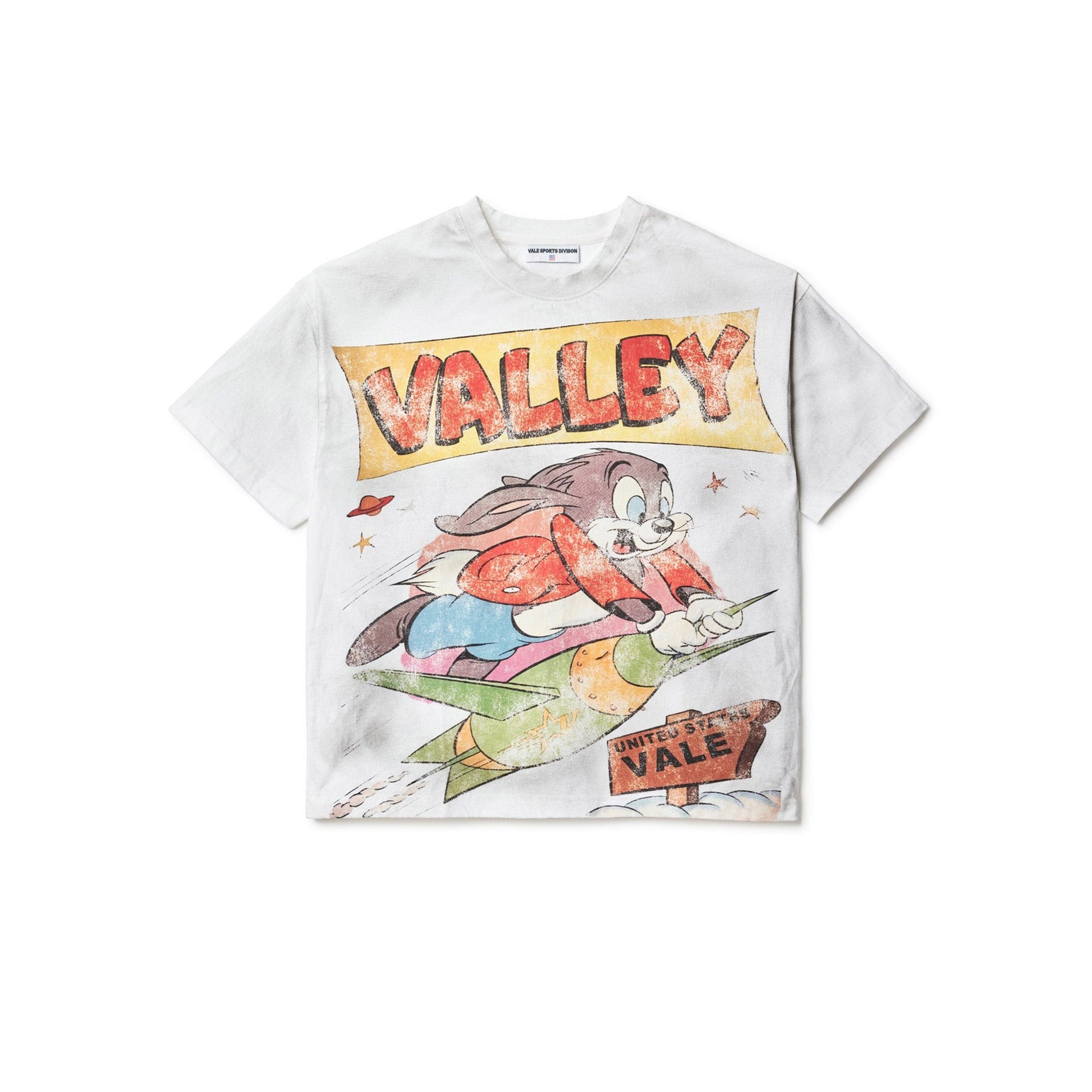 Vale Forever Rocket Bunny Tee White - Common Hype