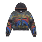 Vale Forever Damned Big Zip Up Hoodie Black