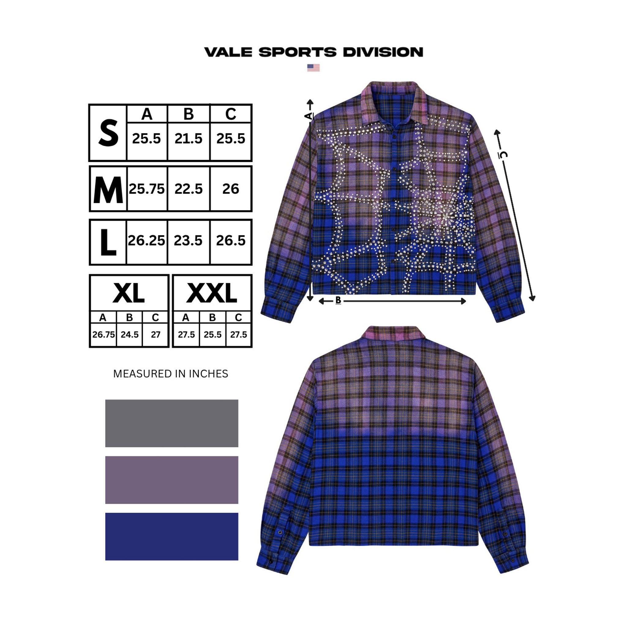 Vale Forever Blue Inferno Flannel - Common Hype