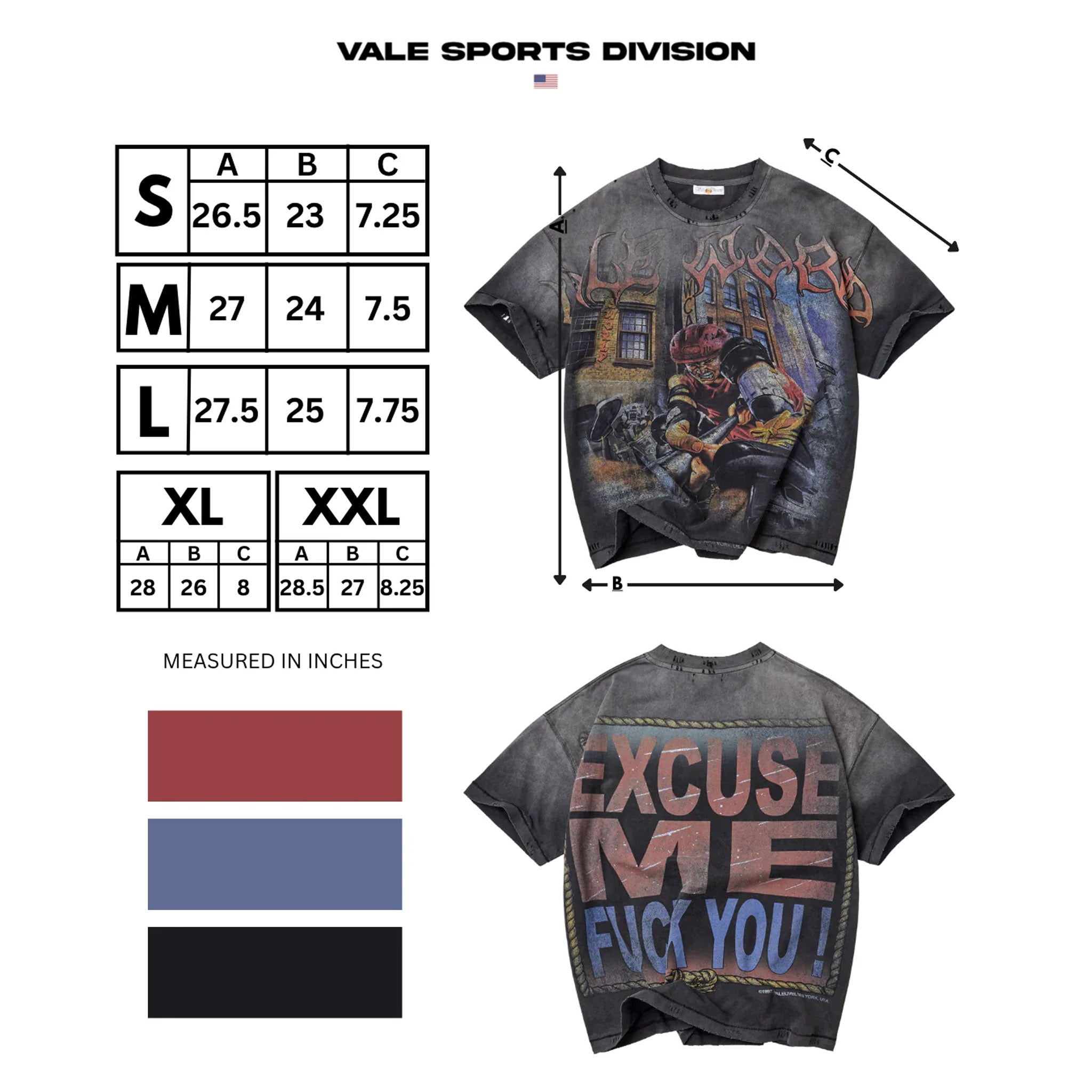 Vale Forever F*CK YOU Tee Black
