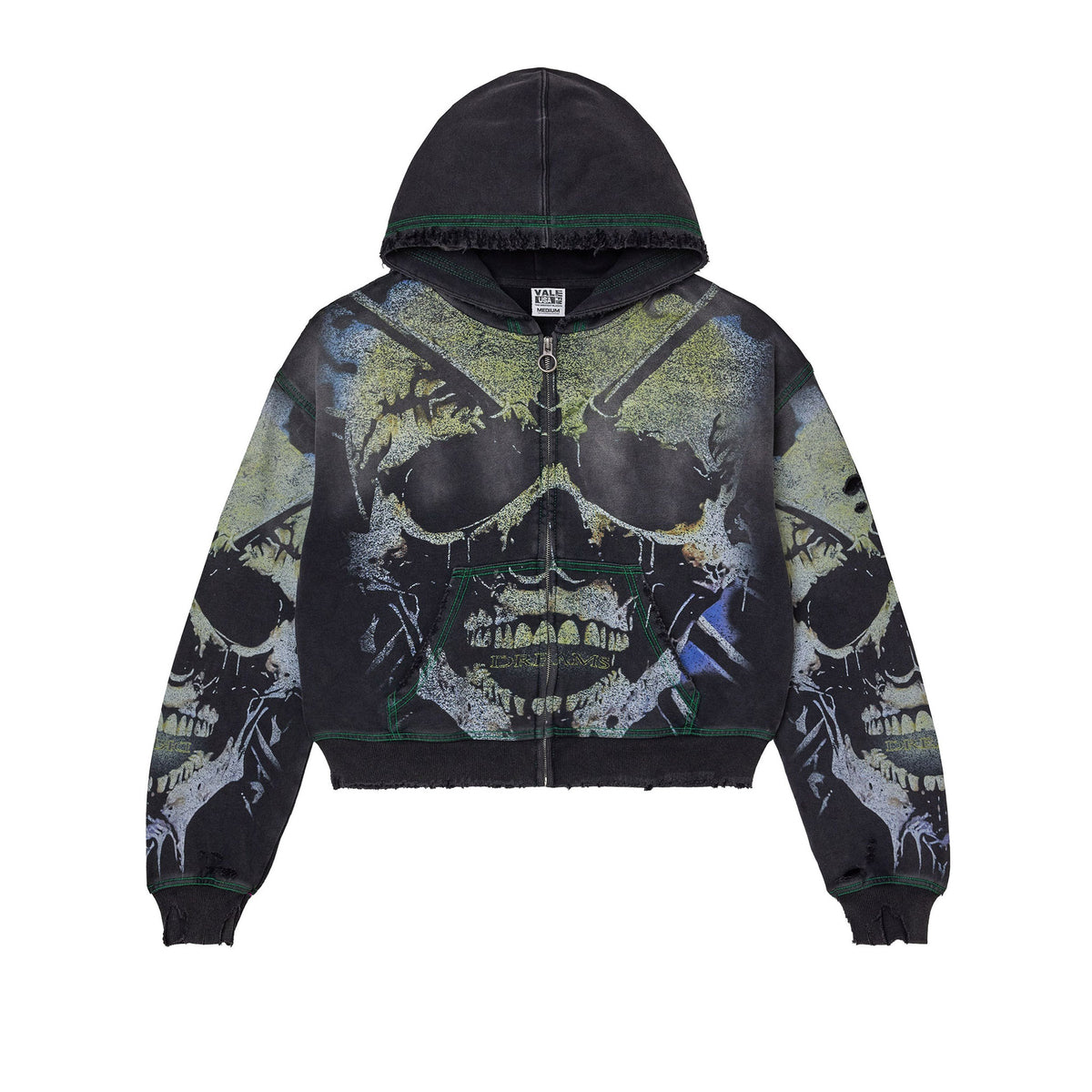 Vale Forever Gravedigger Zip Up Hoodie | Common Hype