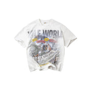 Vale Forever Newspaper Tee White