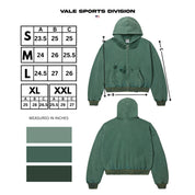 Vale Forever Destroyer Zip Up Hoodie Pine