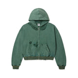 Vale Forever Destroyer Zip Up Hoodie Pine