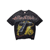 Vale Forever Iron Cross Bling Tee Black