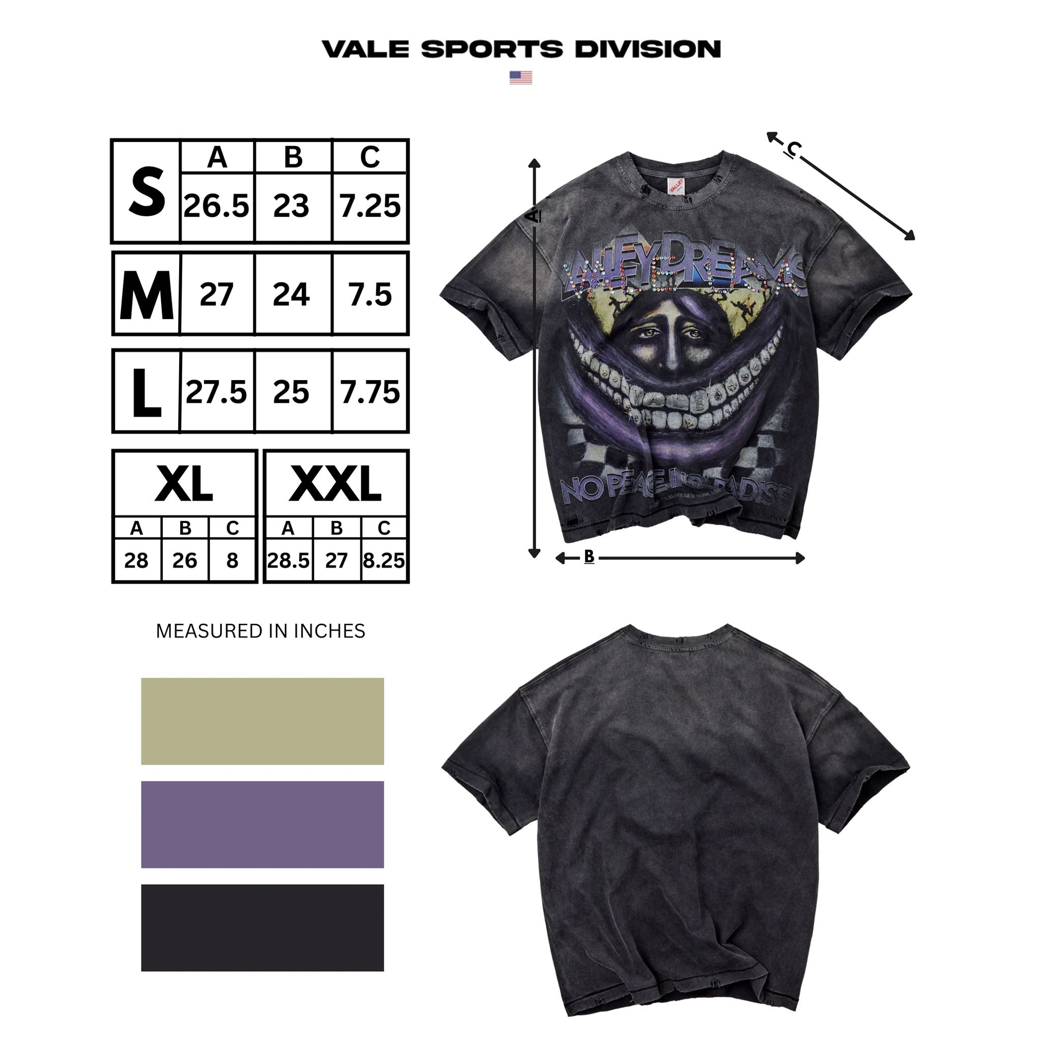 Vale Forever Smiley Face Tee