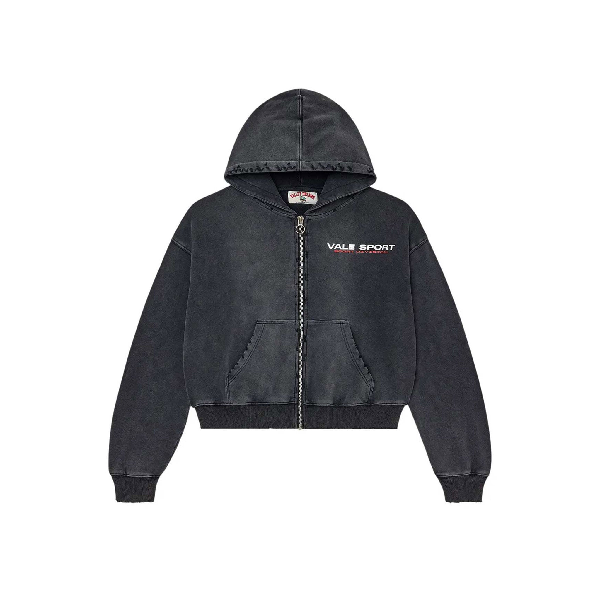 Vale Forever Staple Zip Up Hoodie Black - Common Hype