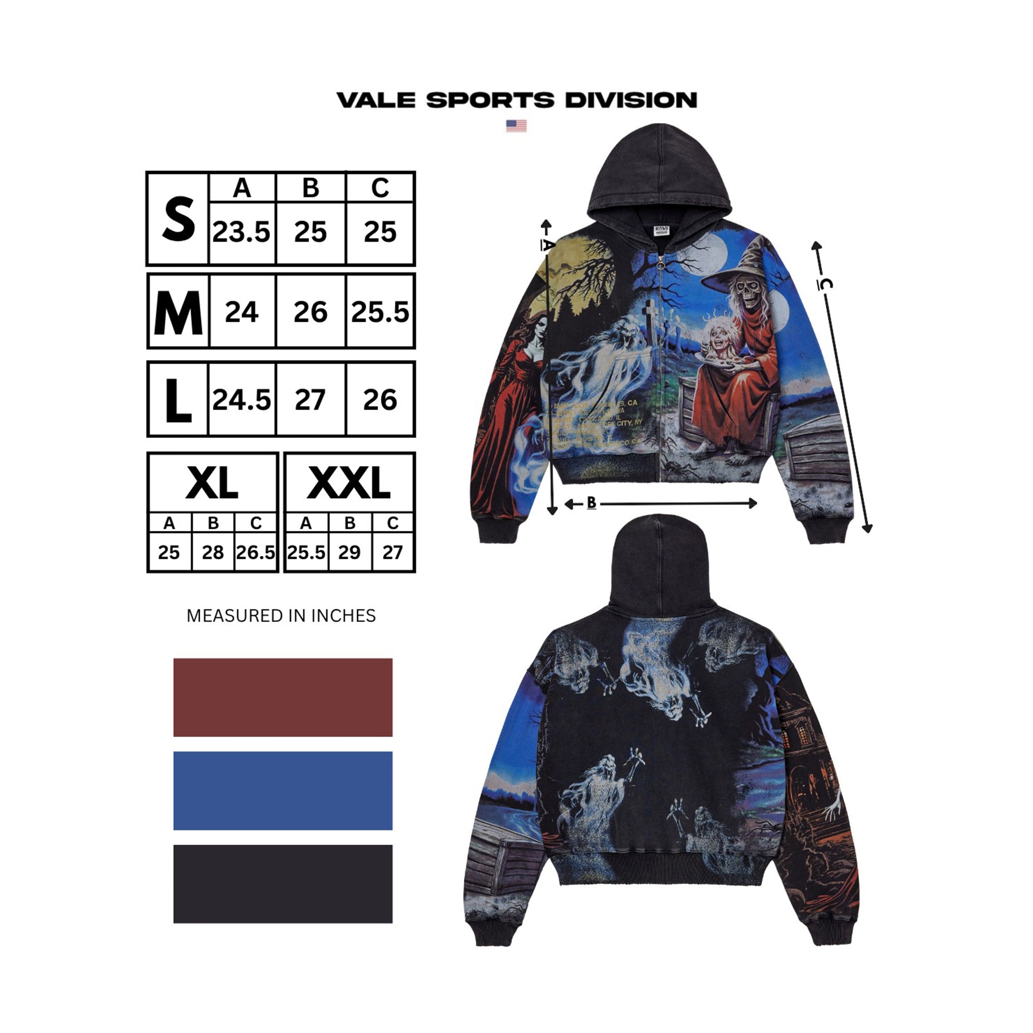 Vale Forever Ether Zip Up Hoodie - Common Hype