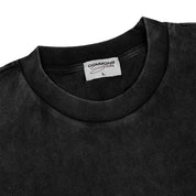 Commons Blank Star Embroidered Tee Acid Wash