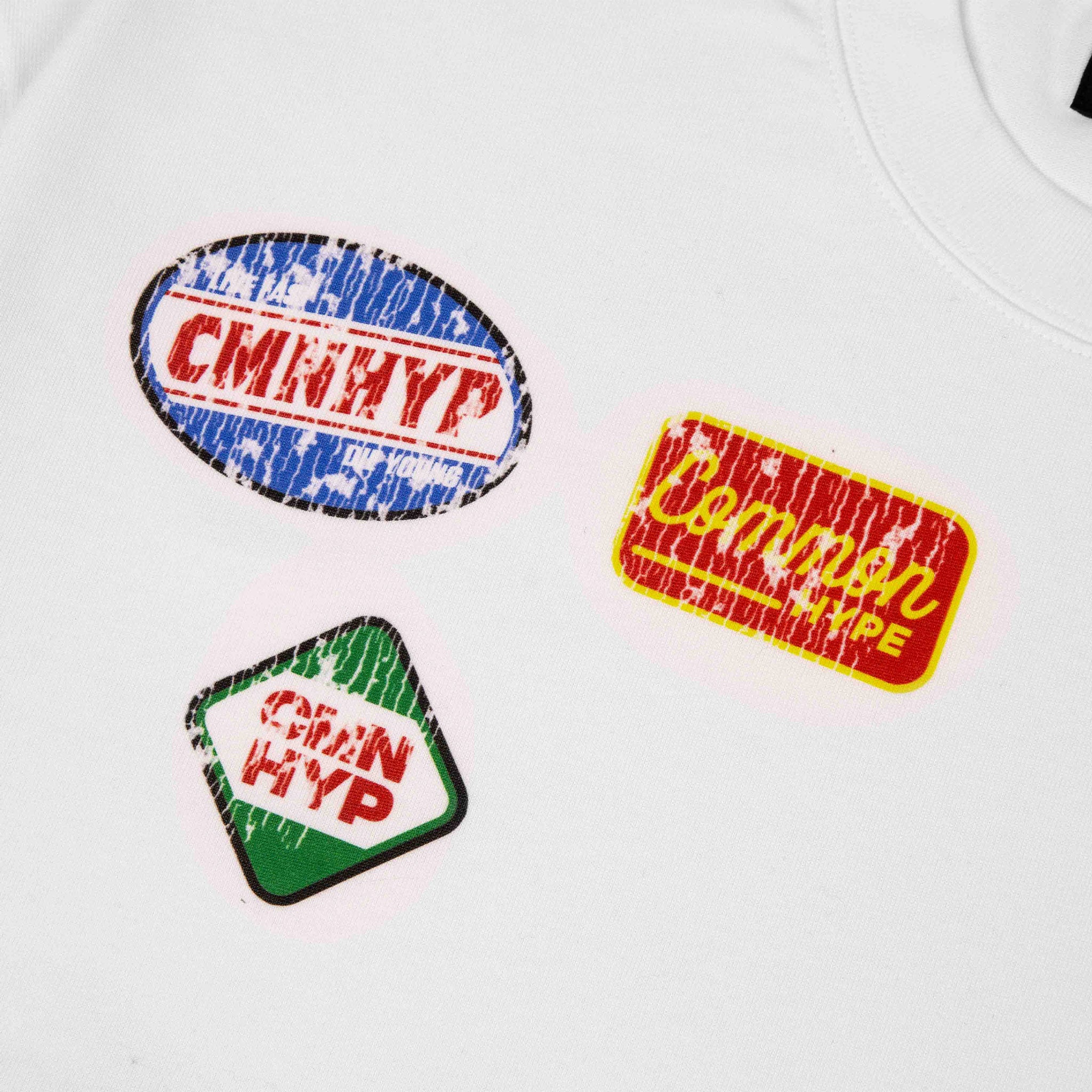 Common Hype Auto Icon Tee White