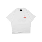 Common Hype Cherry Tee White - Common Hype