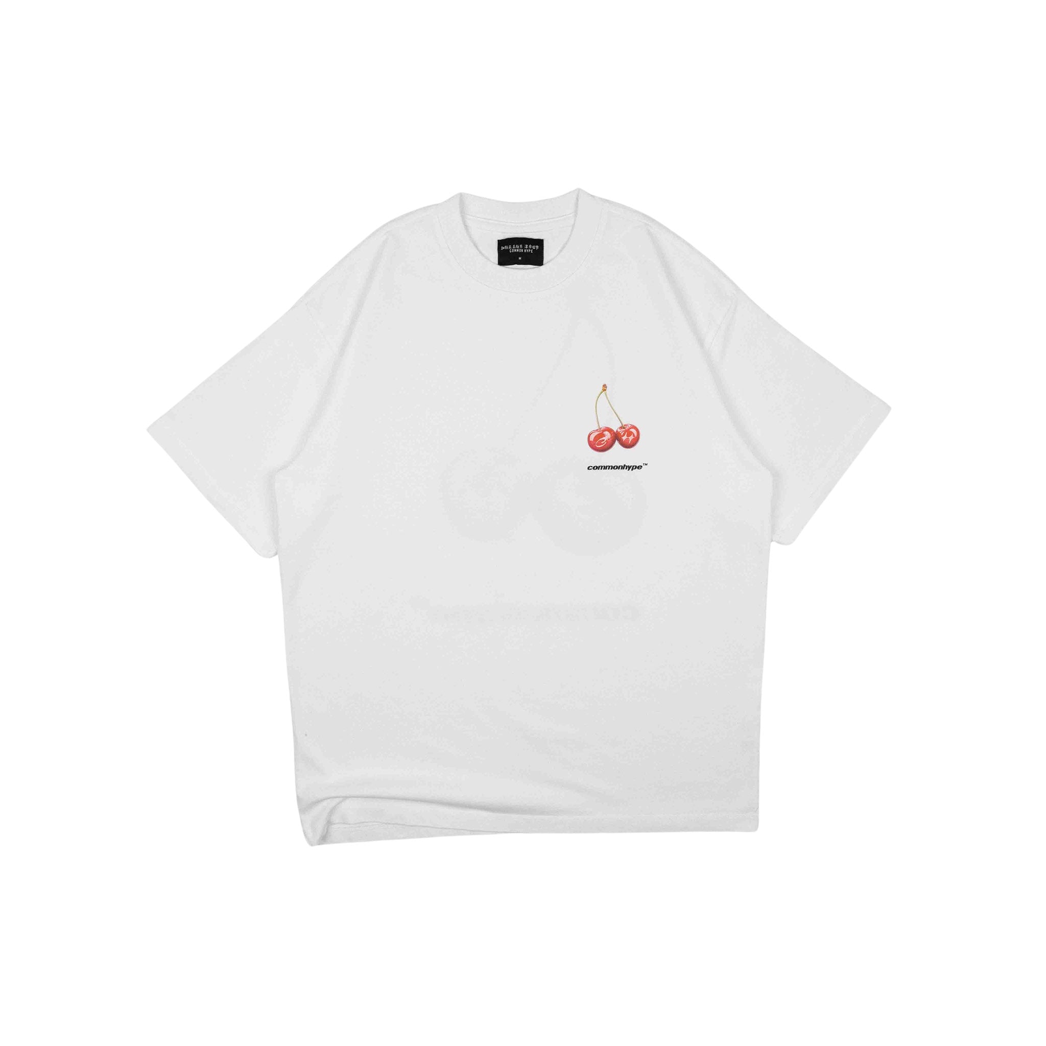 Common Hype Cherry Tee White - Common Hype