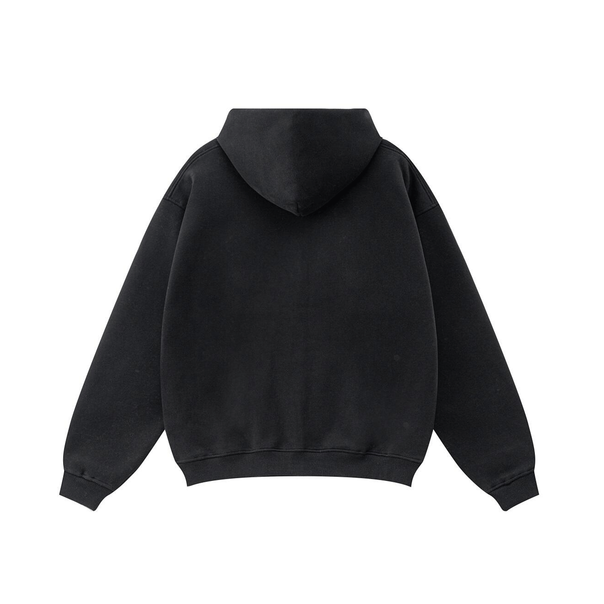 Compliments What The F*** Black Wash Zip-Up Hoodie