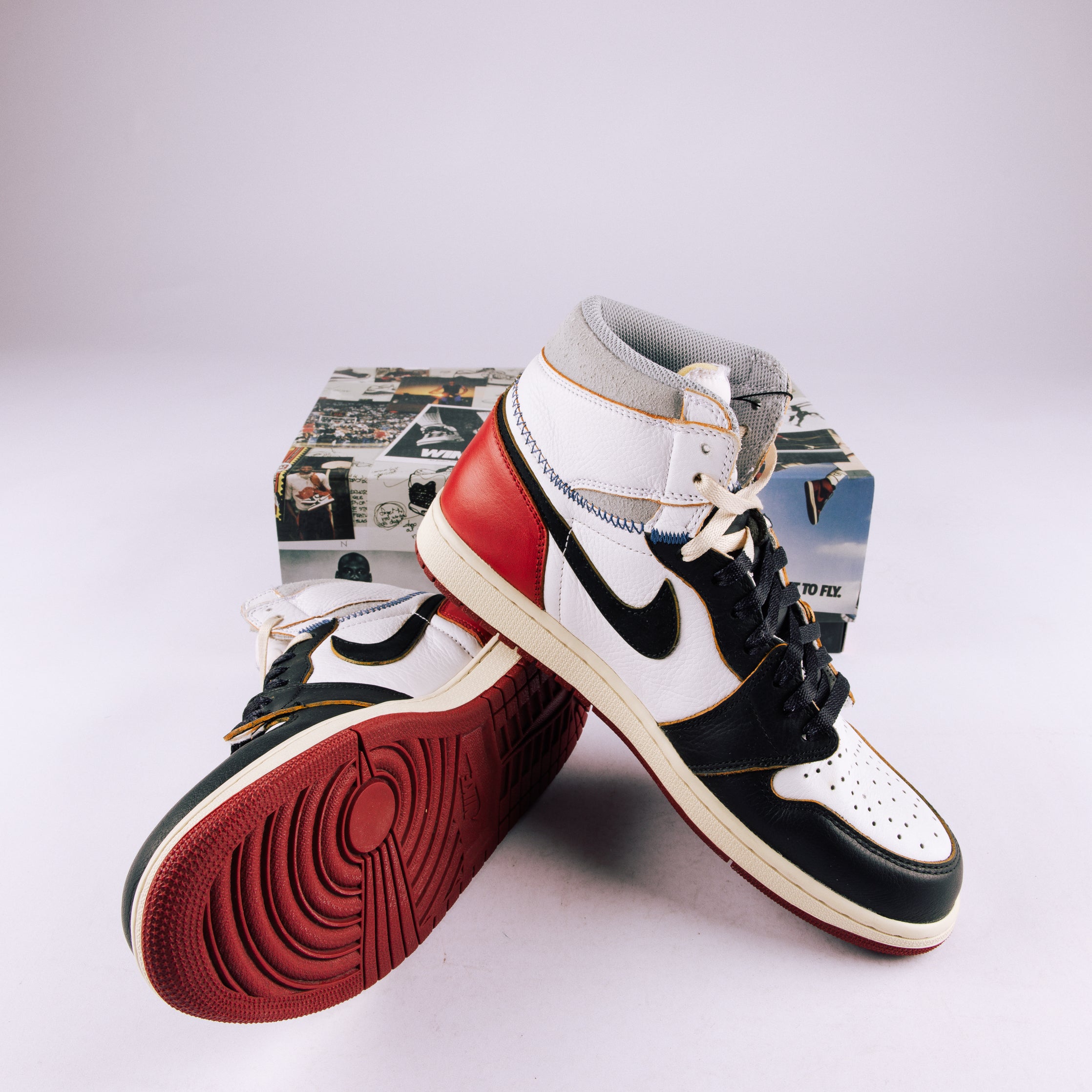 Jordan 1 high discount union black toe