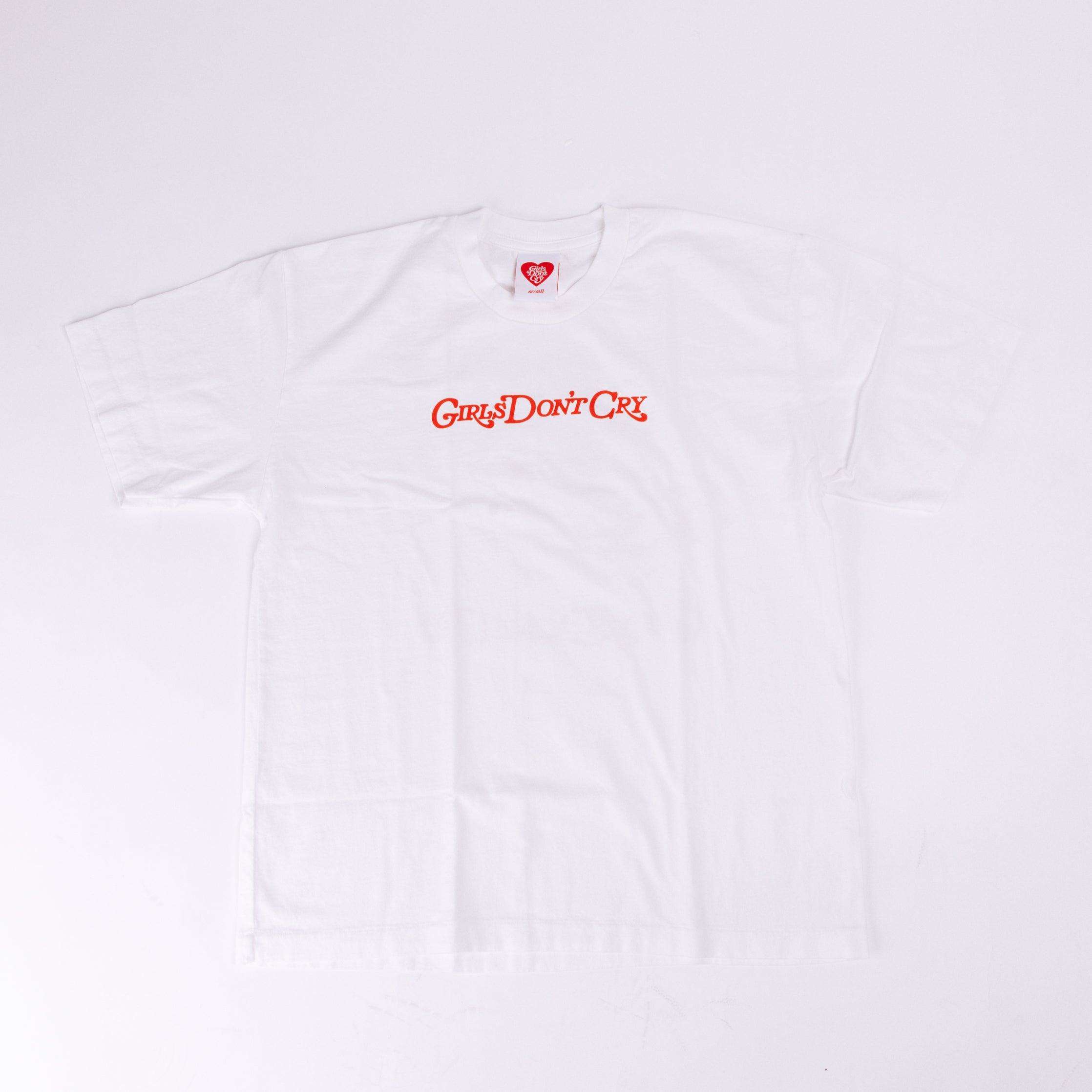 Girls Don't Cry T-Shirt White/Red – Common Hype