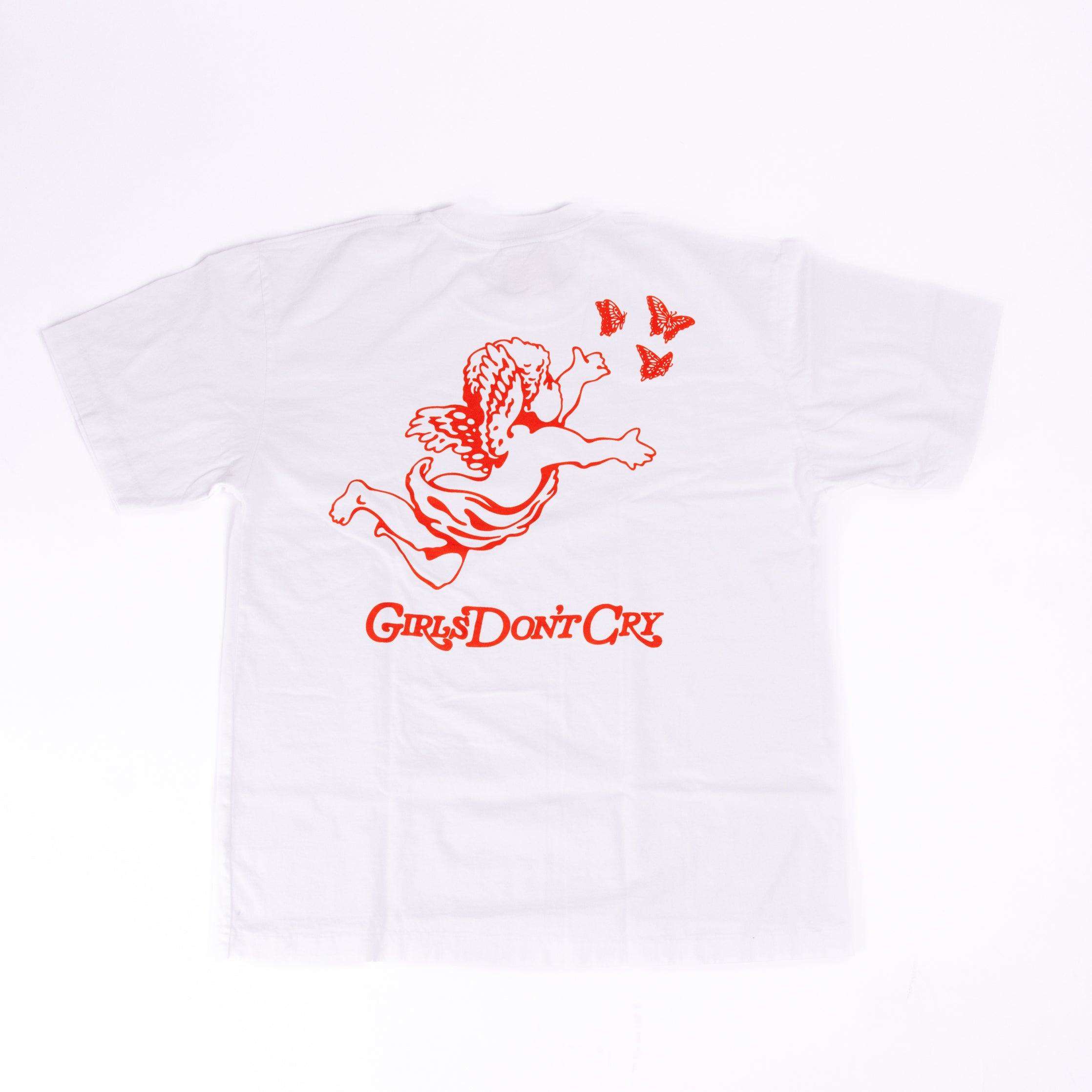 Girls Don't Cry T-Shirt White/Red