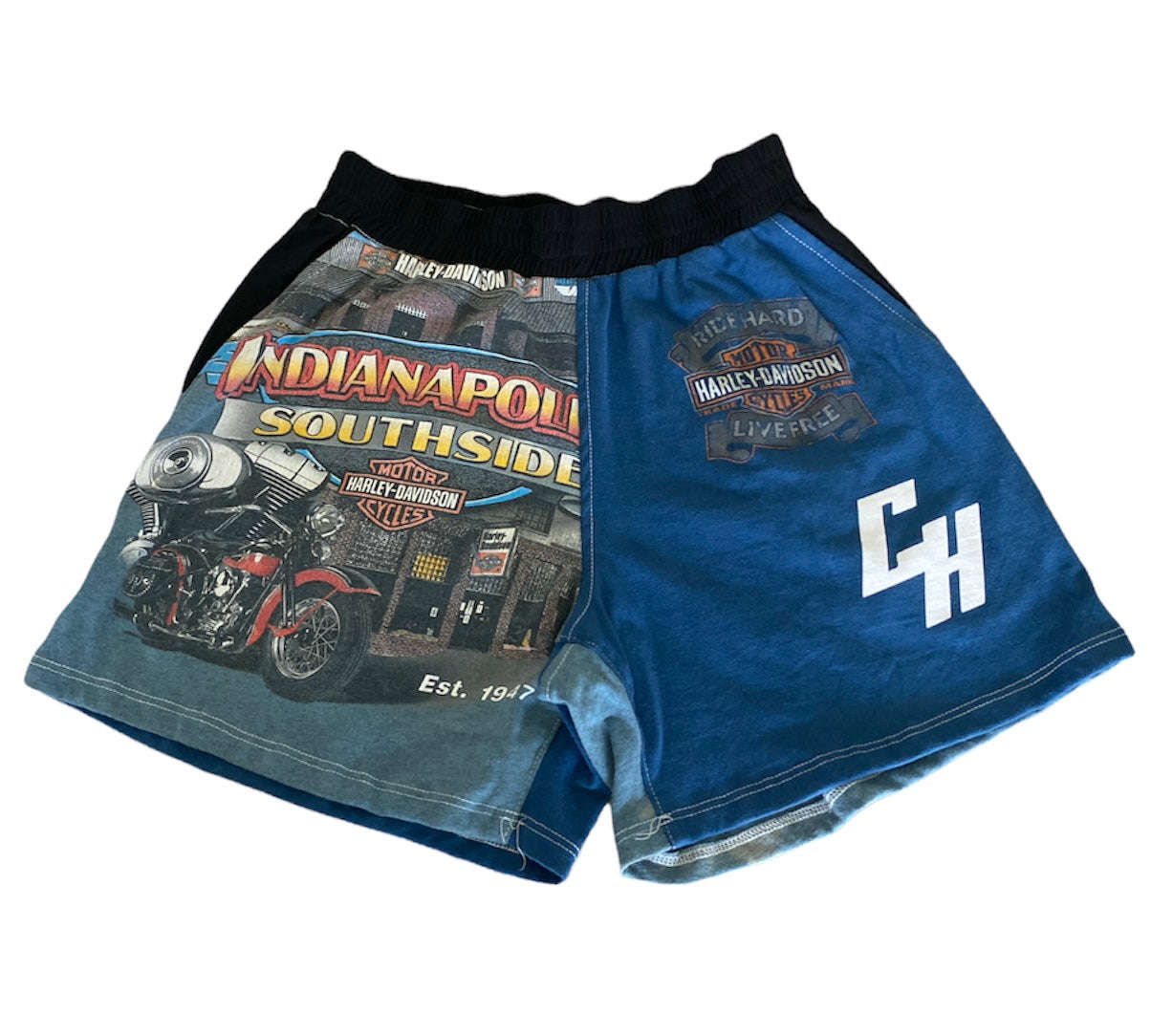 Upcycled Harley Davidson T-shorts - S55