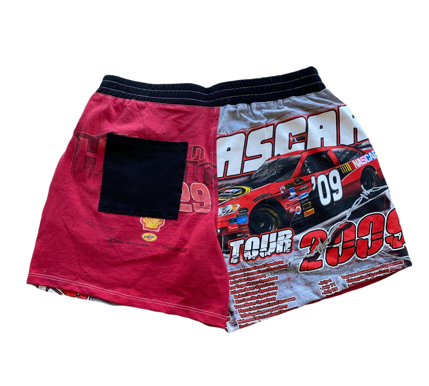 Upcycled Nascar T-shorts - S90